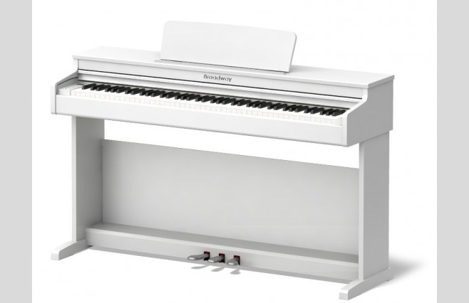 Broadway BW1 White 88 Note Weighted Arranger Home Piano - Image 1